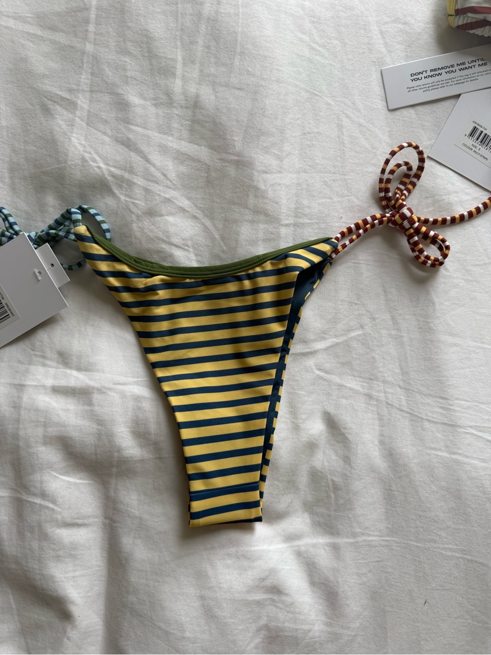 With Jean Junie Bikini in Multi Stripe - Picture 4 of 4